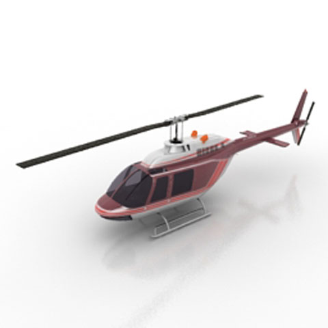 Free Helicopter N191 3D model for 3ds Max Library Download